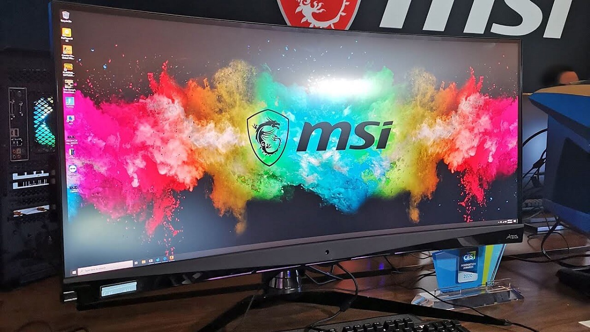 MSI Optix MAG342CQR, CES 2020