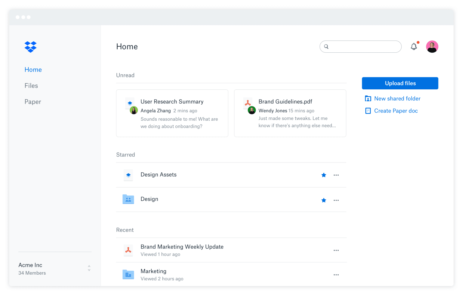 Därför använder Datormagazin Dropbox Dropbox - hemvy