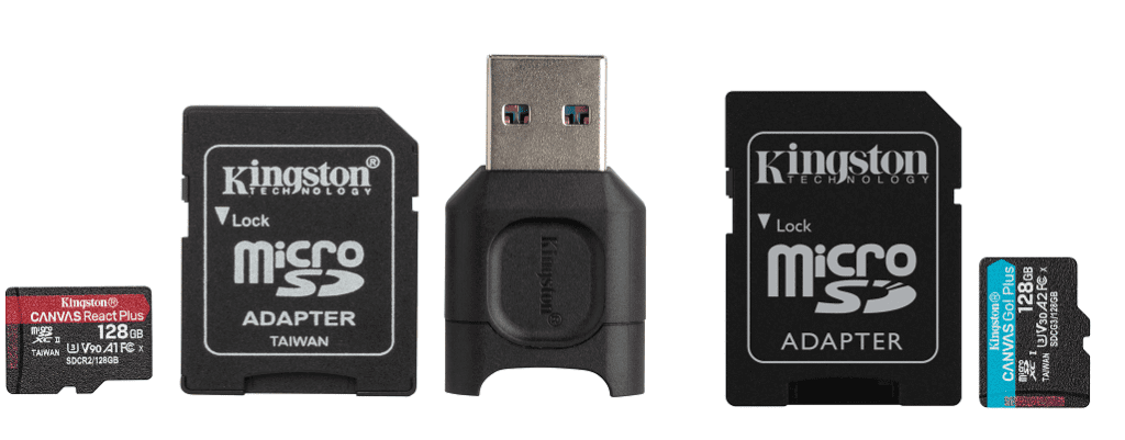 Test: Kingston React Plus och Canvas Go Plus Kingston Canvas Go Plus & React Plus