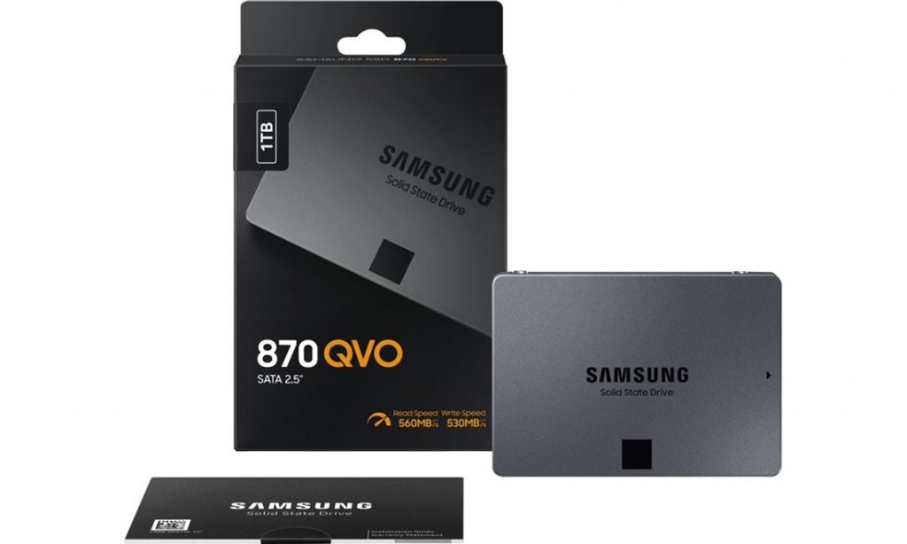 Samsung lanserar 870 QVO – en SSD på åtta terabyte Samsung 870 QVO