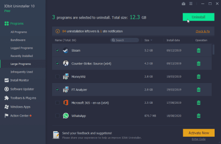 IOBit Uninstaller 10