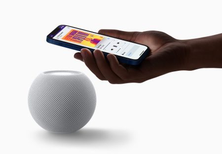 Apple Homepod Mini med Iphone 12