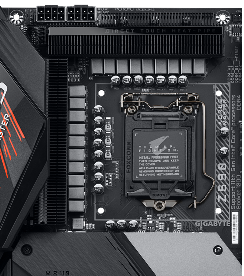 Strömfaser, Gigabyte Z590 Aorus Master