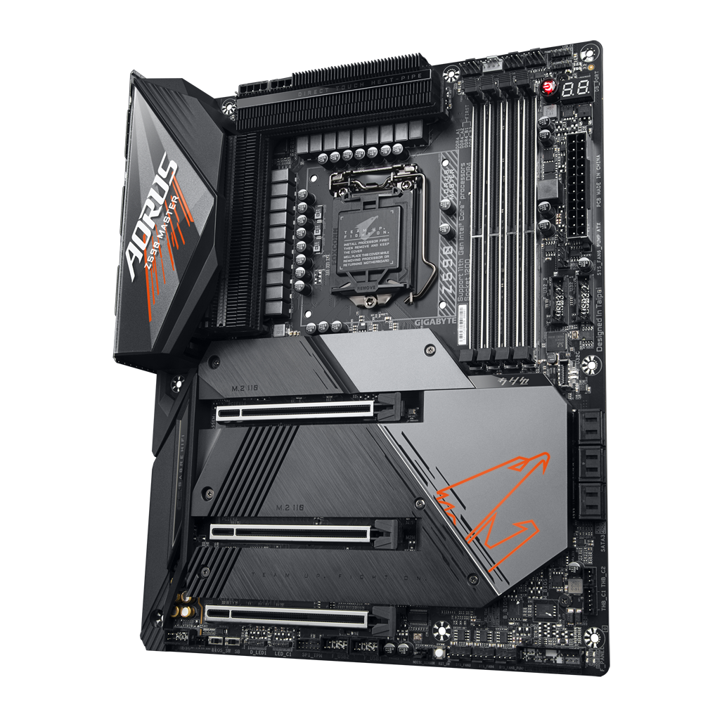 The Gigabyte Z590 Aorus Master has a high overclocking potential