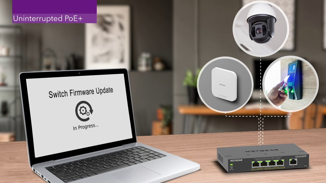 Netgear GS305EPP - alltidström