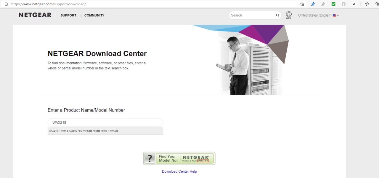 Netgear WAX218 - firmware