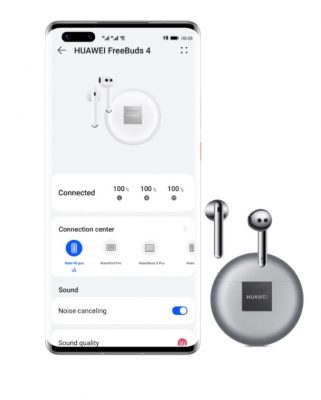 Huawei Freebuds 4 – applikation