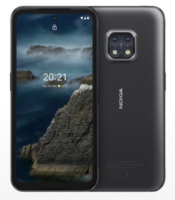 Nokia XR20 5G Rugged – fram- och baksida