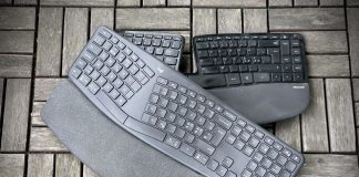Logitech Ergo K860 och Microsoft Sculpt Ergonomic Keyboard