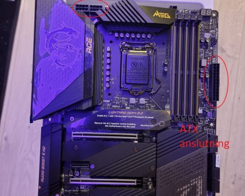 Montera nätaggregat