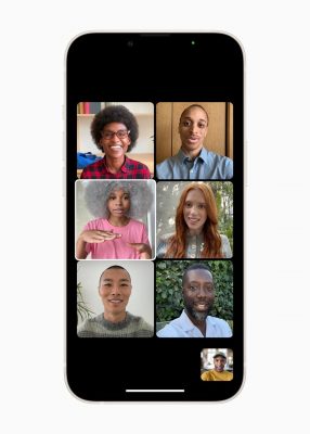 Apple IOS 15 – Facetime