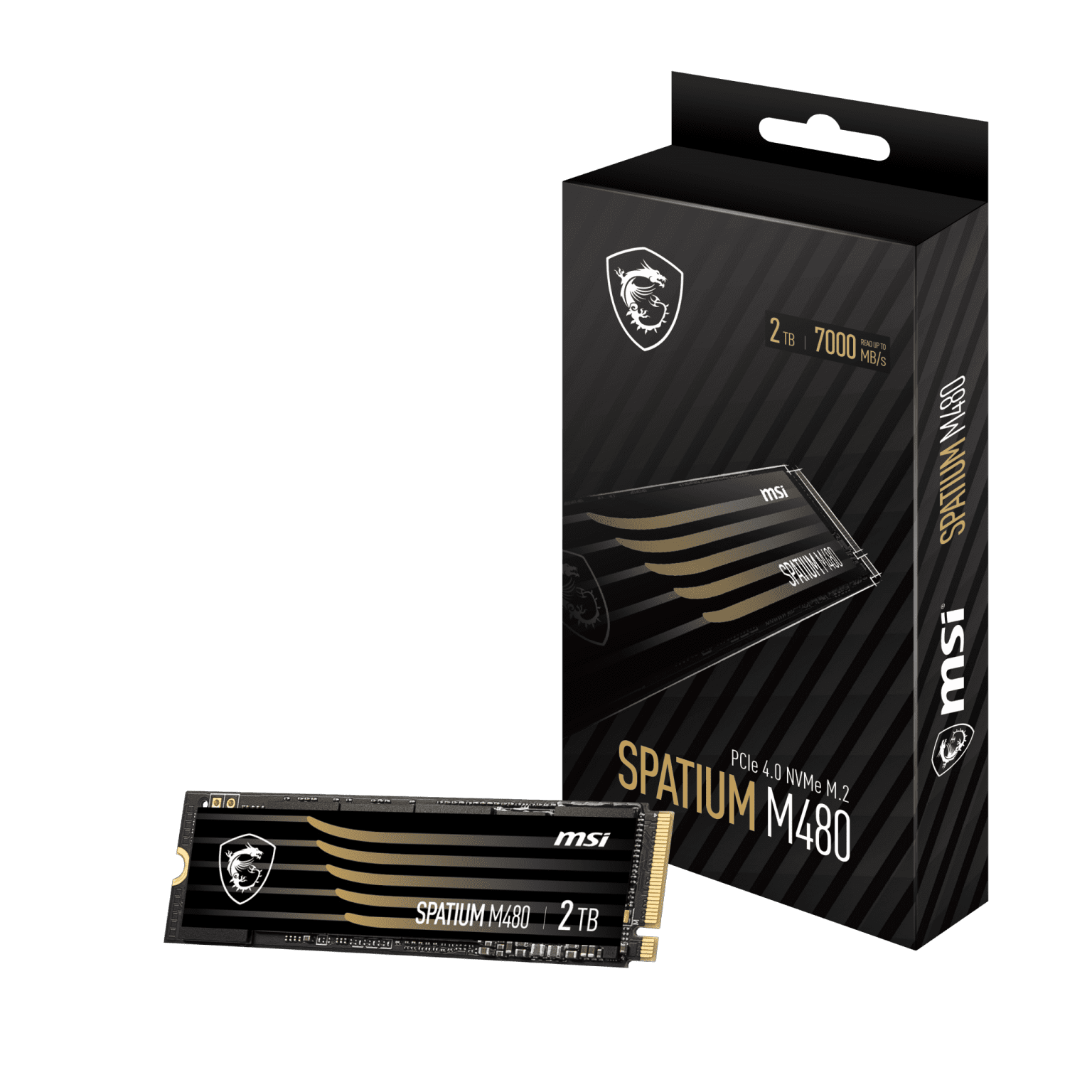 Test: MSI Spatium 480 – M.2-disk med hög prestanda och bra kylning MSI Spatium 480 med box
