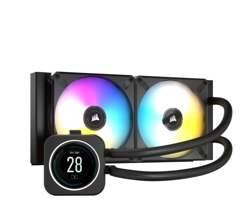 Test: Corsair H100i Elite LCD H100i full