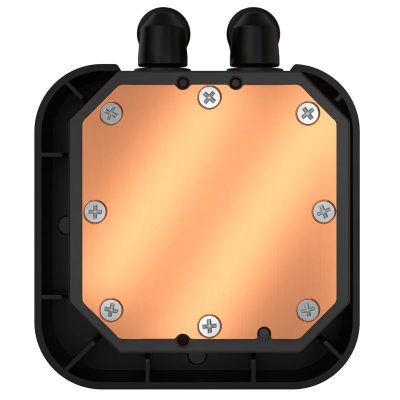 Corsair H100i Elite LCD – kopparplatta