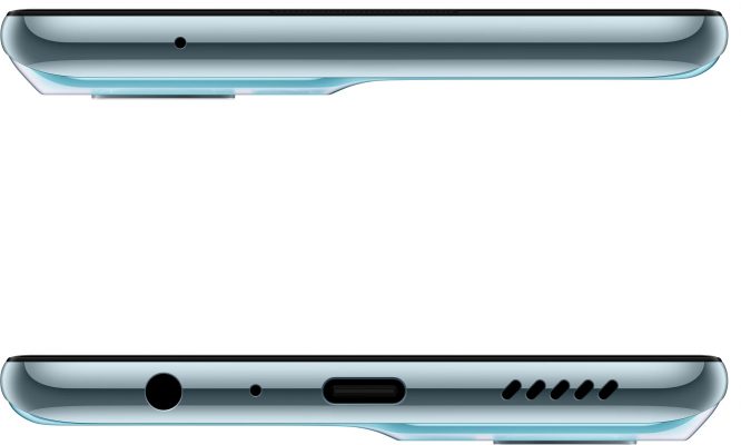 OnePlus CE2 – toppen och botten