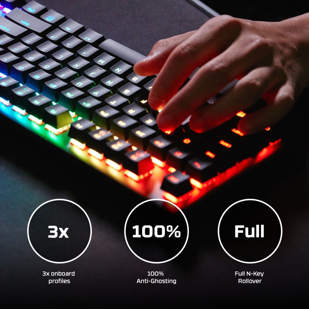 HyperX Alloy Origins – PBT – funktioner