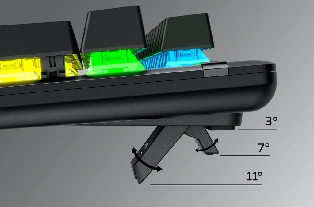 HyperX Alloy Origins – PBT – vinklade fötter