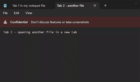 Anteckningar i Windows 11 kan få flikar