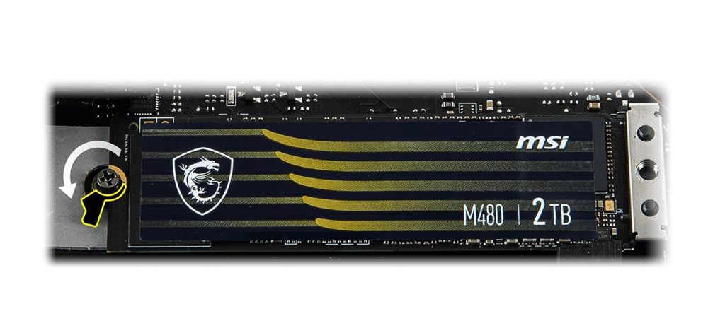 MSI MPG Z790 Carbon WiFi – M.2-diskar