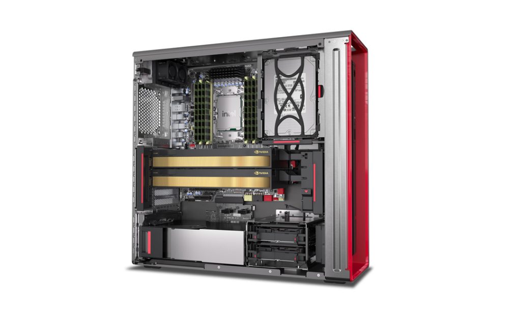 Lenovo ThinkStation P5 - insida