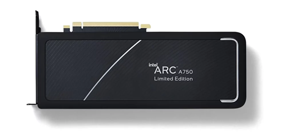 Intel Arc A750 Limited Edition – sida