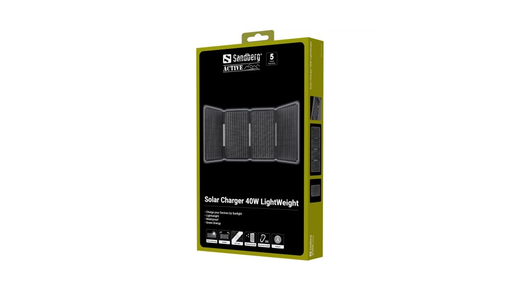 Sandberg Solar Charger 40W LightWeight