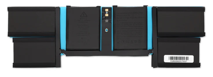 Batterikapaciteten hos en testad Macbook