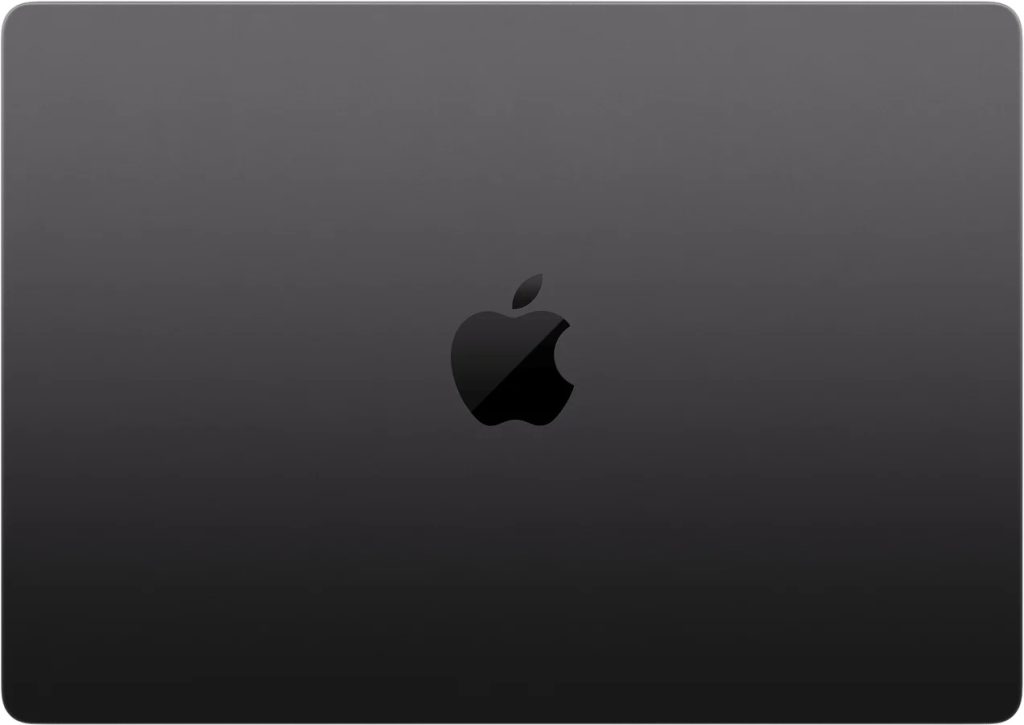 Ovansidan på en rekonditionerad Macbook från Swappie
