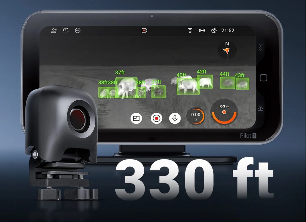 Vantrue Pilot 2 Thermal Dash Cam